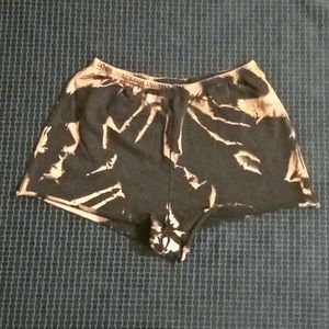 Shein Bleached Out Cotton Shorts Size Large